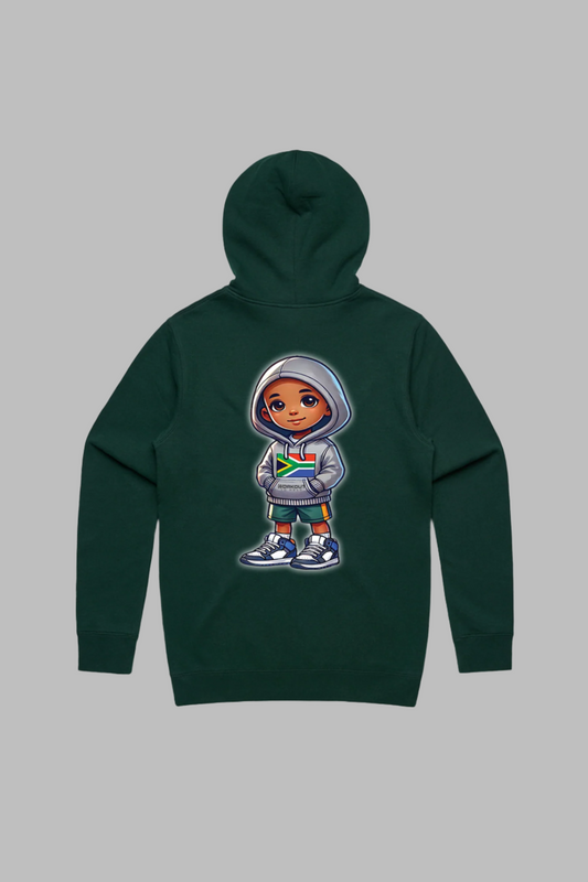 Empowering South Africa's Future - Pullover Hoodie - Jama - PineGreen