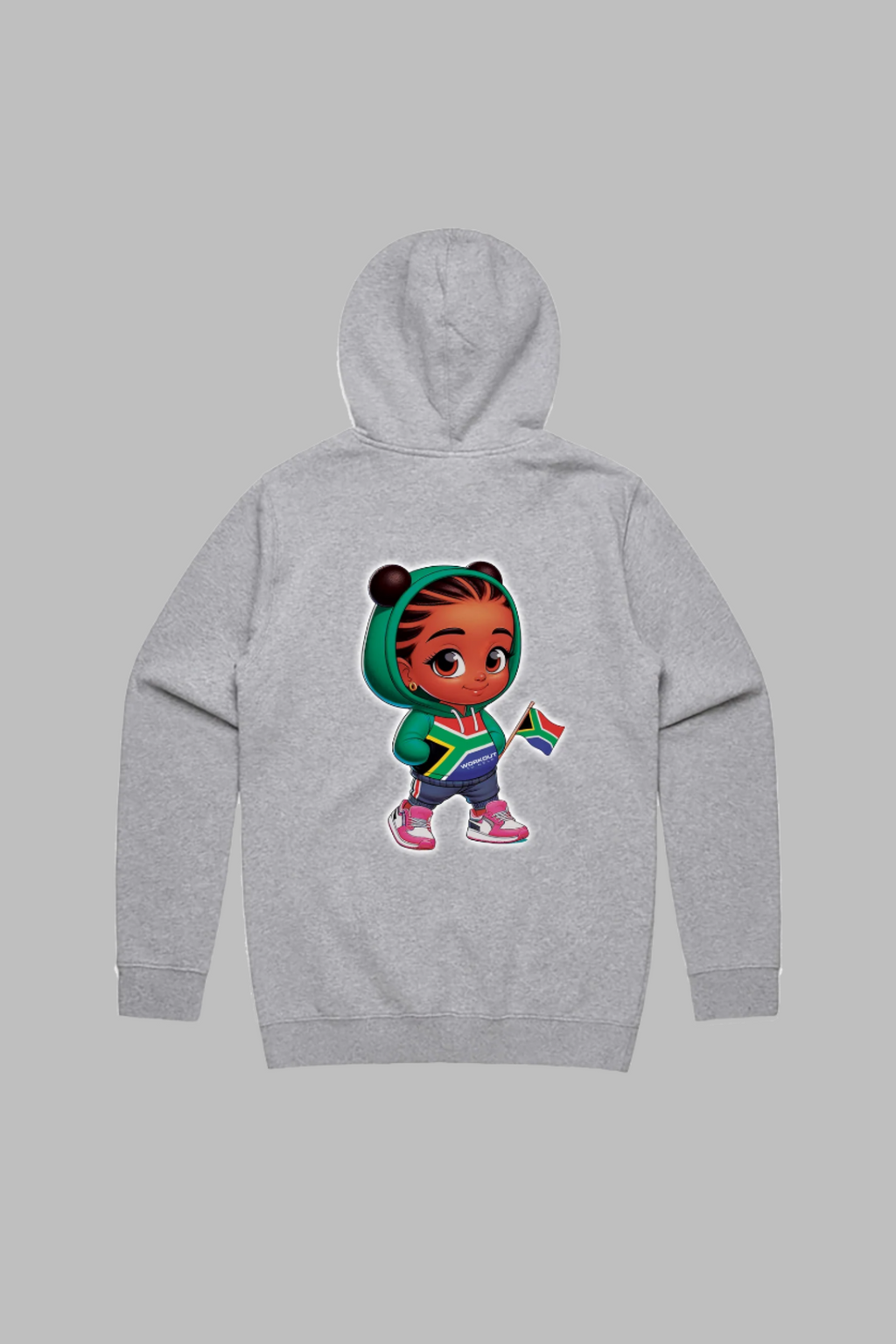 Empowering South Africa's Future - Pullover Hoodie - Meisie - Heather Grey