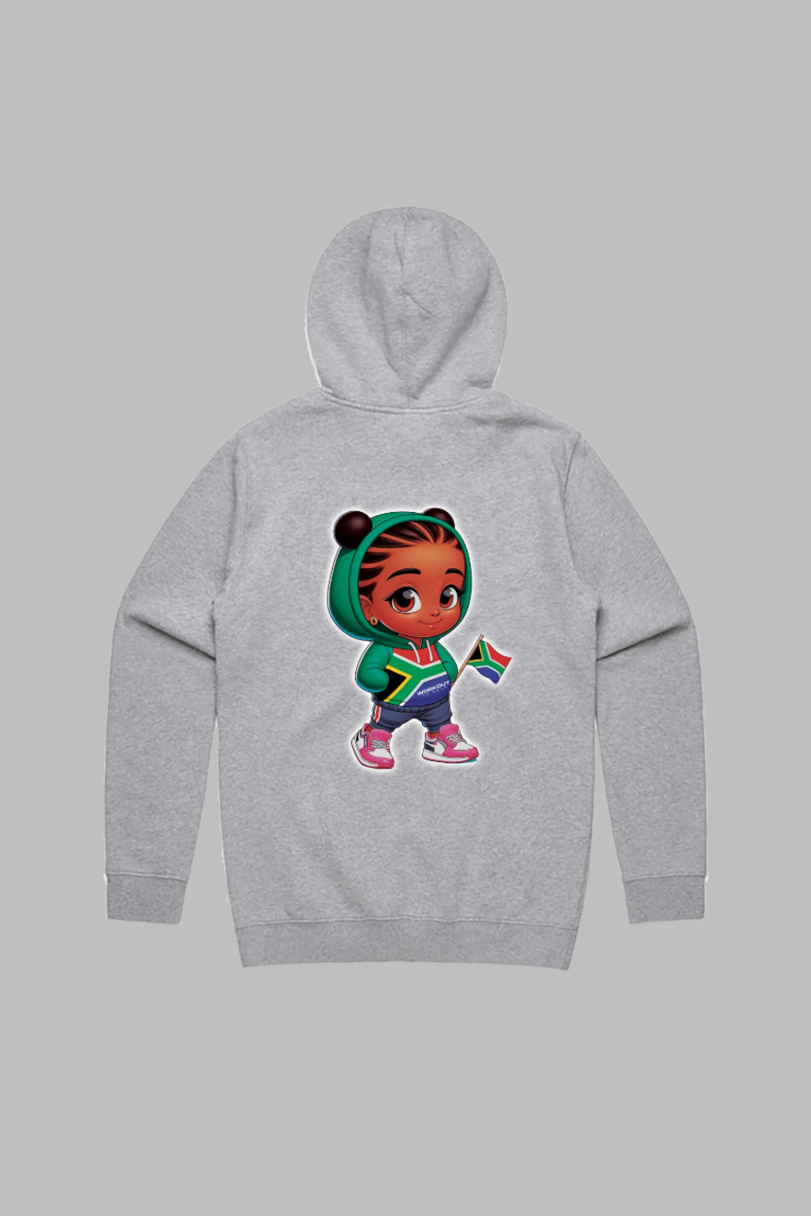 Empowering South Africa's Future - Pullover Hoodie - Meisie - Heather Grey
