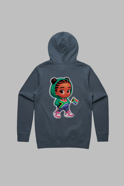 Empowering South Africa's Future - Pullover Hoodie - Meisie - Petrol Blue