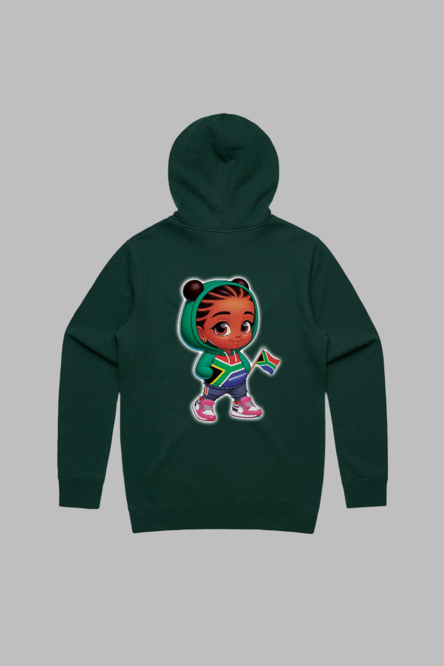 Empowering South Africa's Future - Pullover Hoodie - Meisie - PineGreen