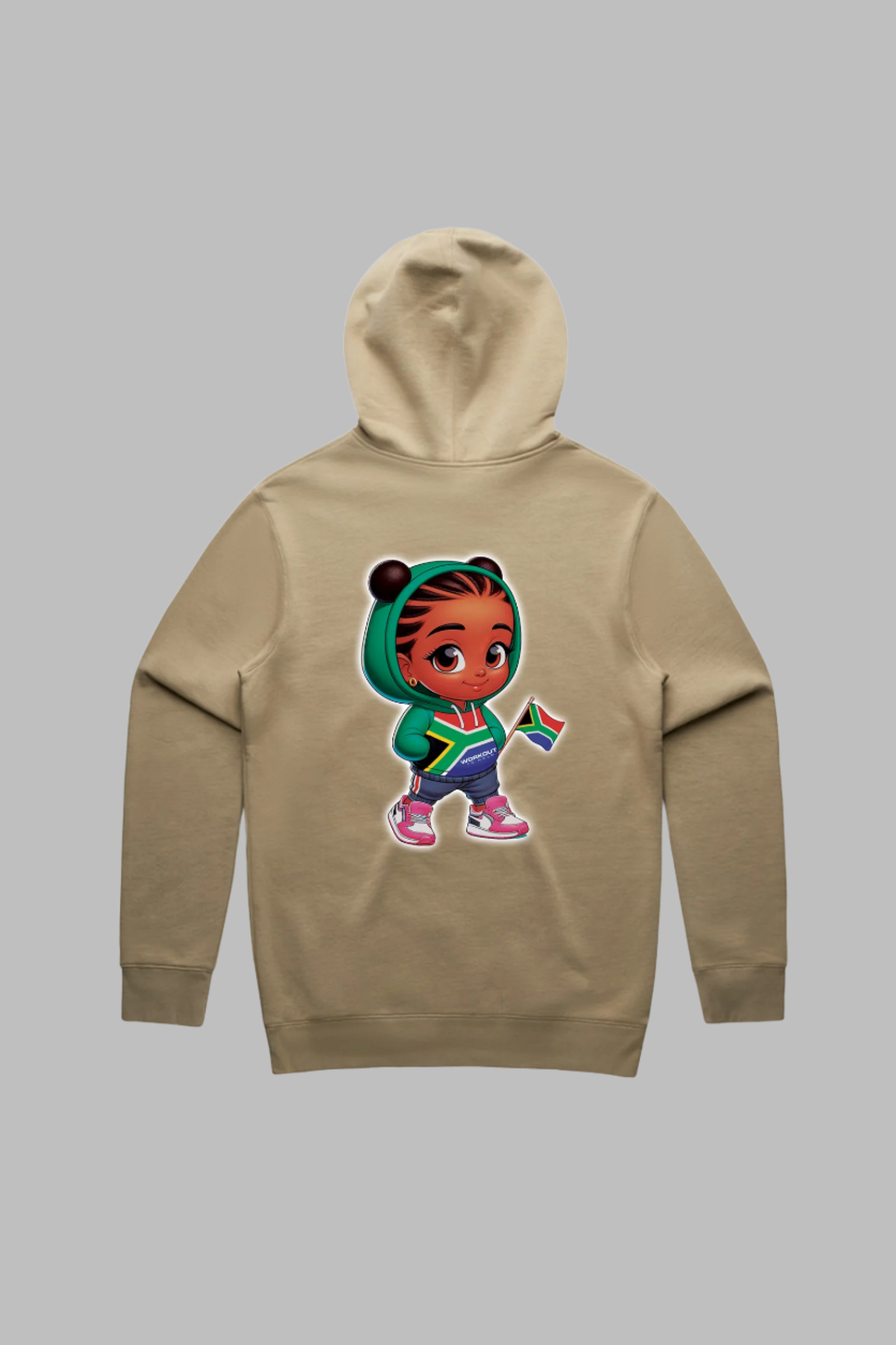 Empowering South Africa's Future - Pullover Hoodie - Meisie - Sand