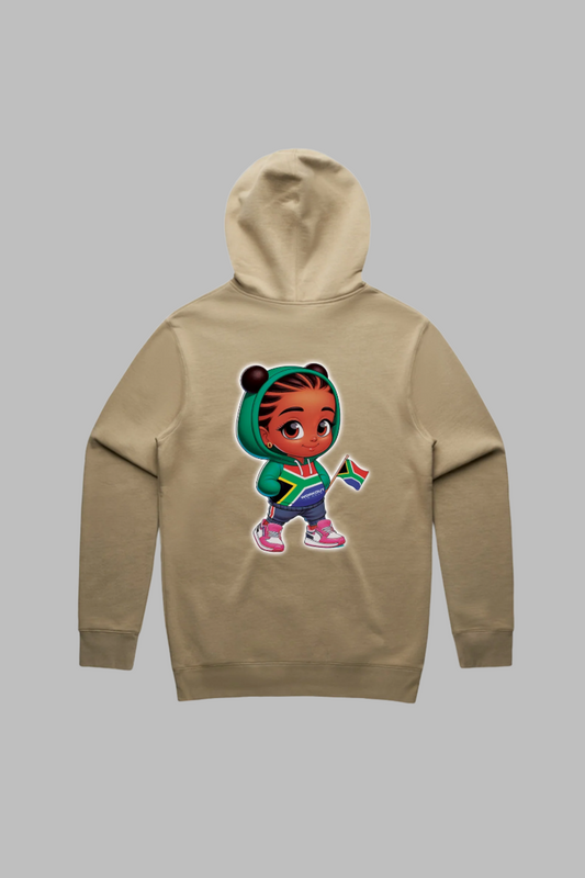 Empowering South Africa's Future - Pullover Hoodie - Meisie - Sand