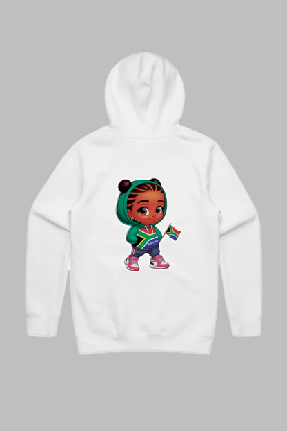 Empowering South Africa's Future - Pullover Hoodie - Meisie - White