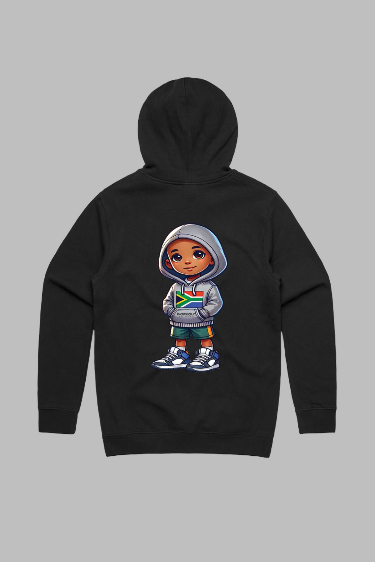 Empowering South Africa's Future - Pullover Hoodie - Jama - Black