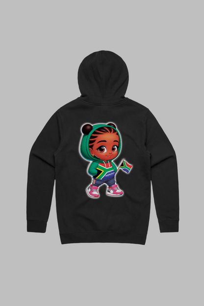 Empowering South Africa's Future - Pullover Hoodie - Meisie - Black