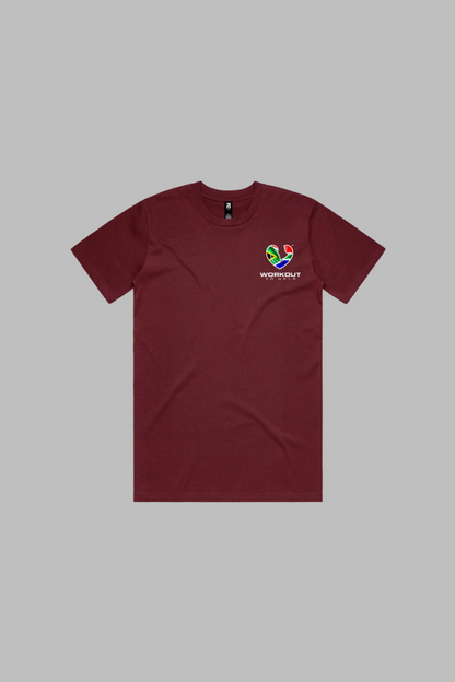 Empowering South Africa's Future - T Shirt - Meisie - Burgundy