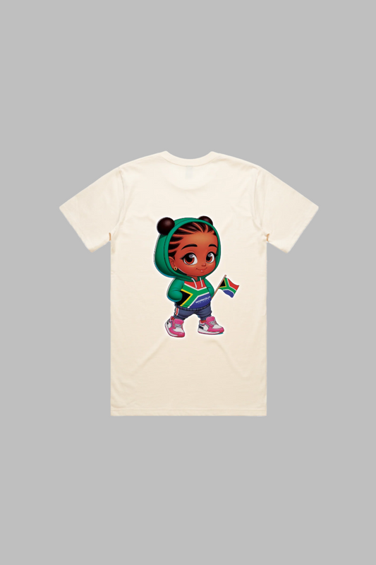 Empowering South Africa's Future - T Shirt - Meisie - ECRU