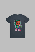 Empowering South Africa's Future - T Shirt - Meisie - Petrol Blue
