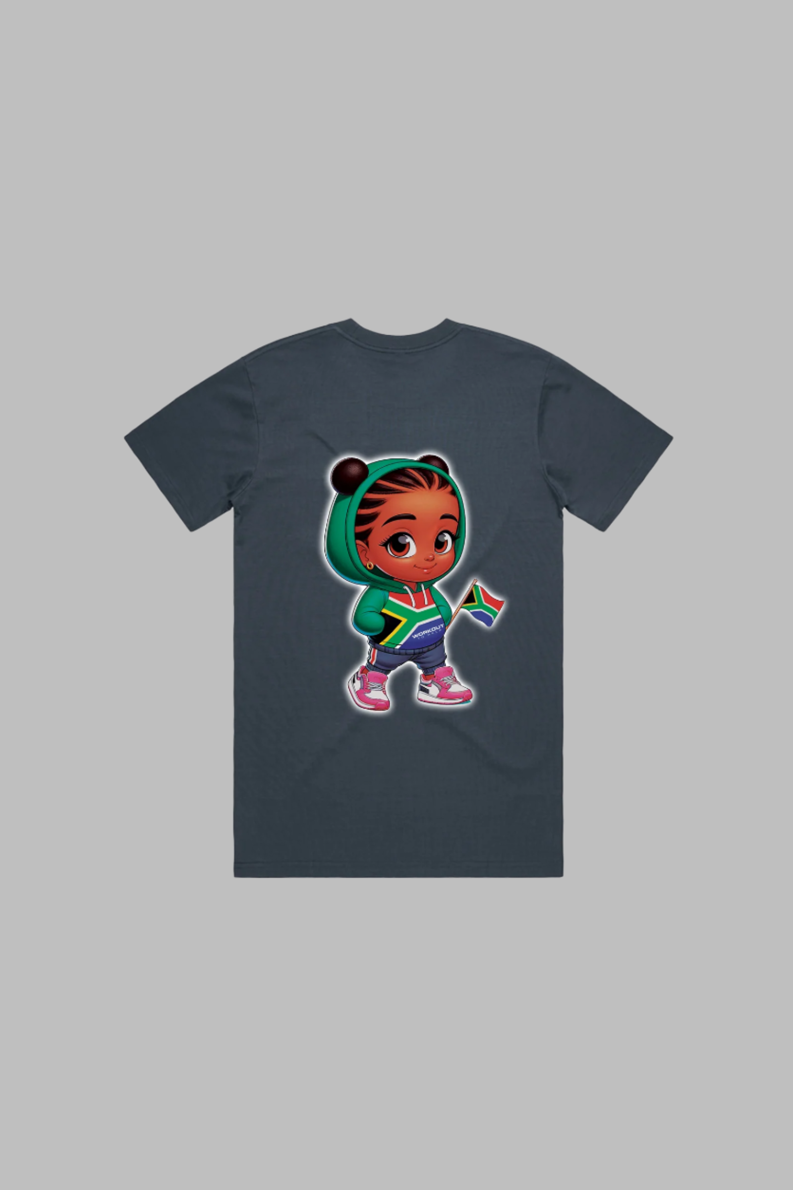 Empowering South Africa's Future - T Shirt - Meisie - Petrol Blue