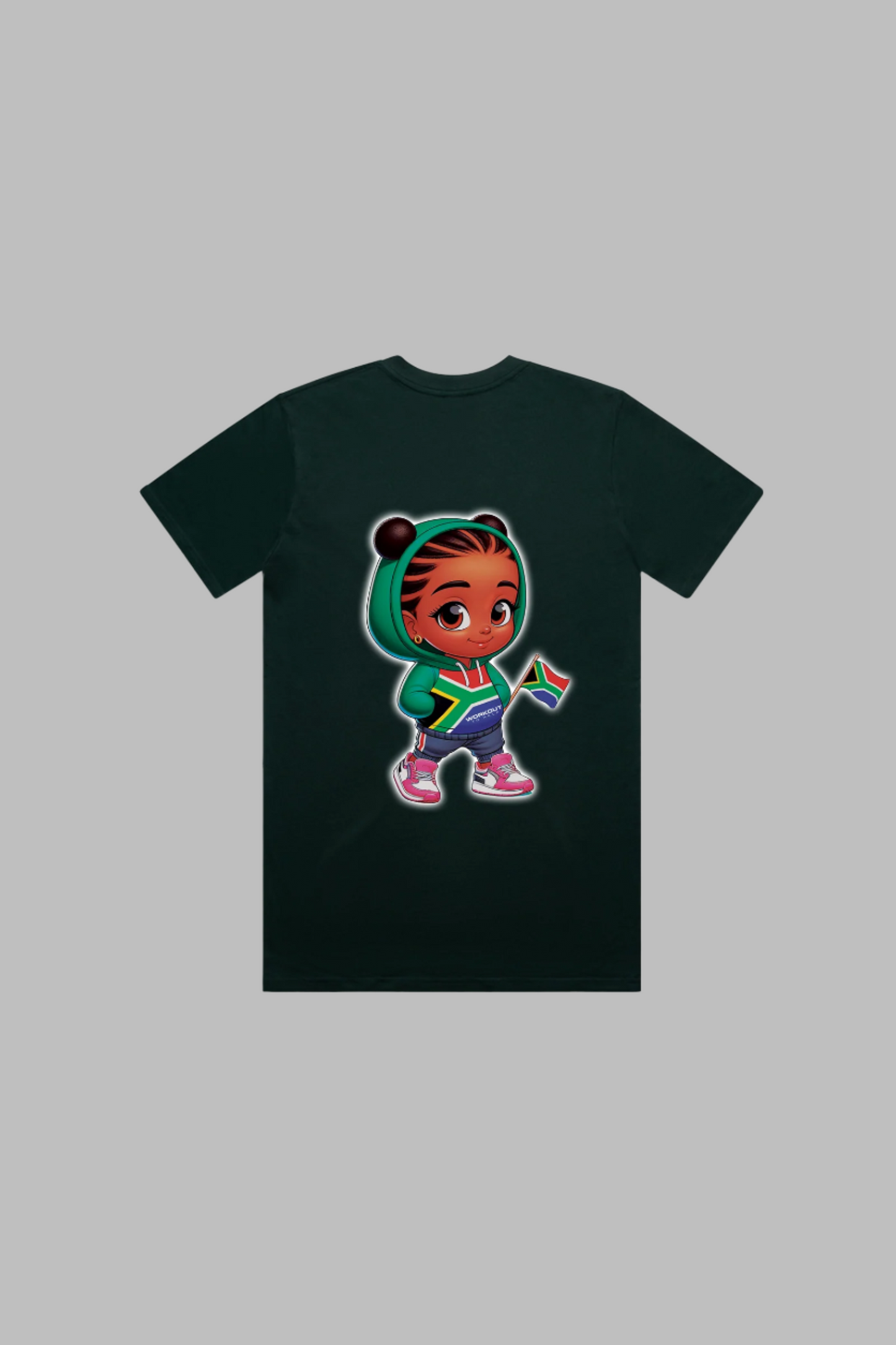 Empowering South Africa's Future - T Shirt - Meisie - Pine Green