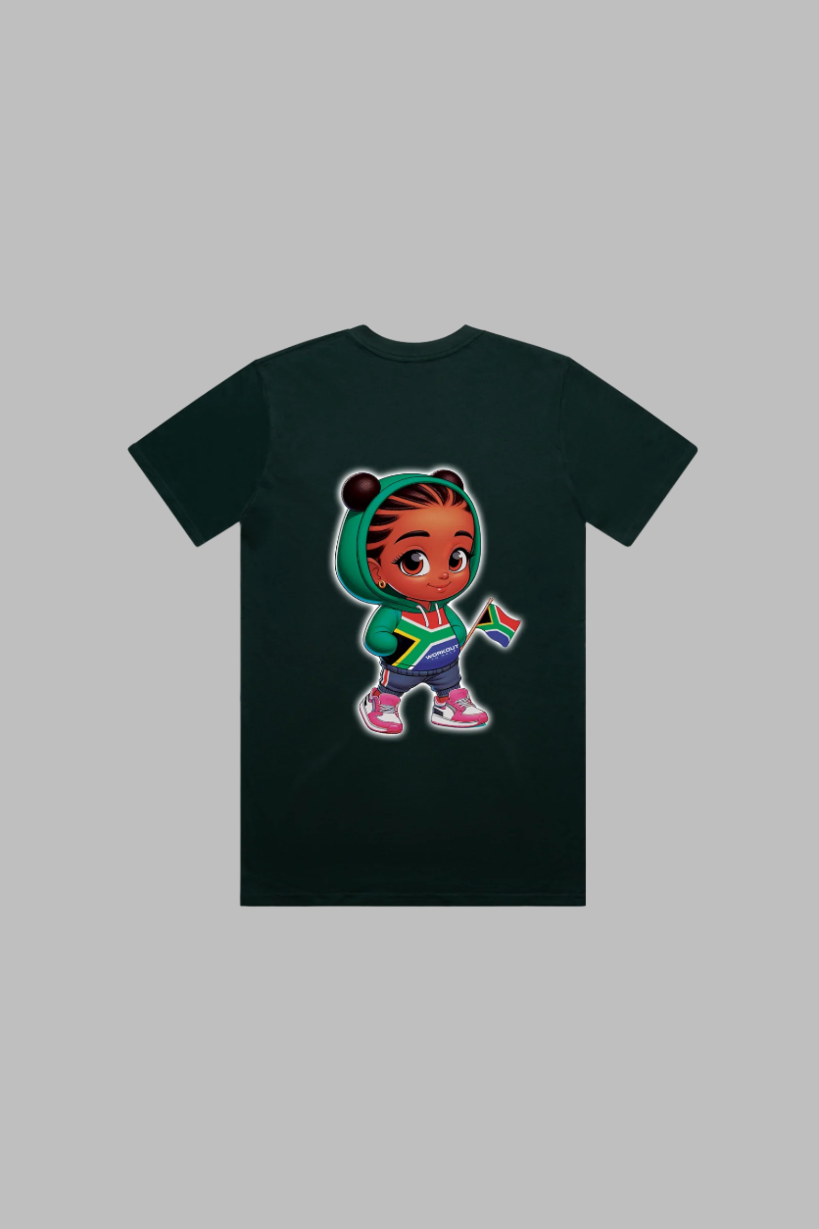 Empowering South Africa's Future - T Shirt - Meisie - Pine Green