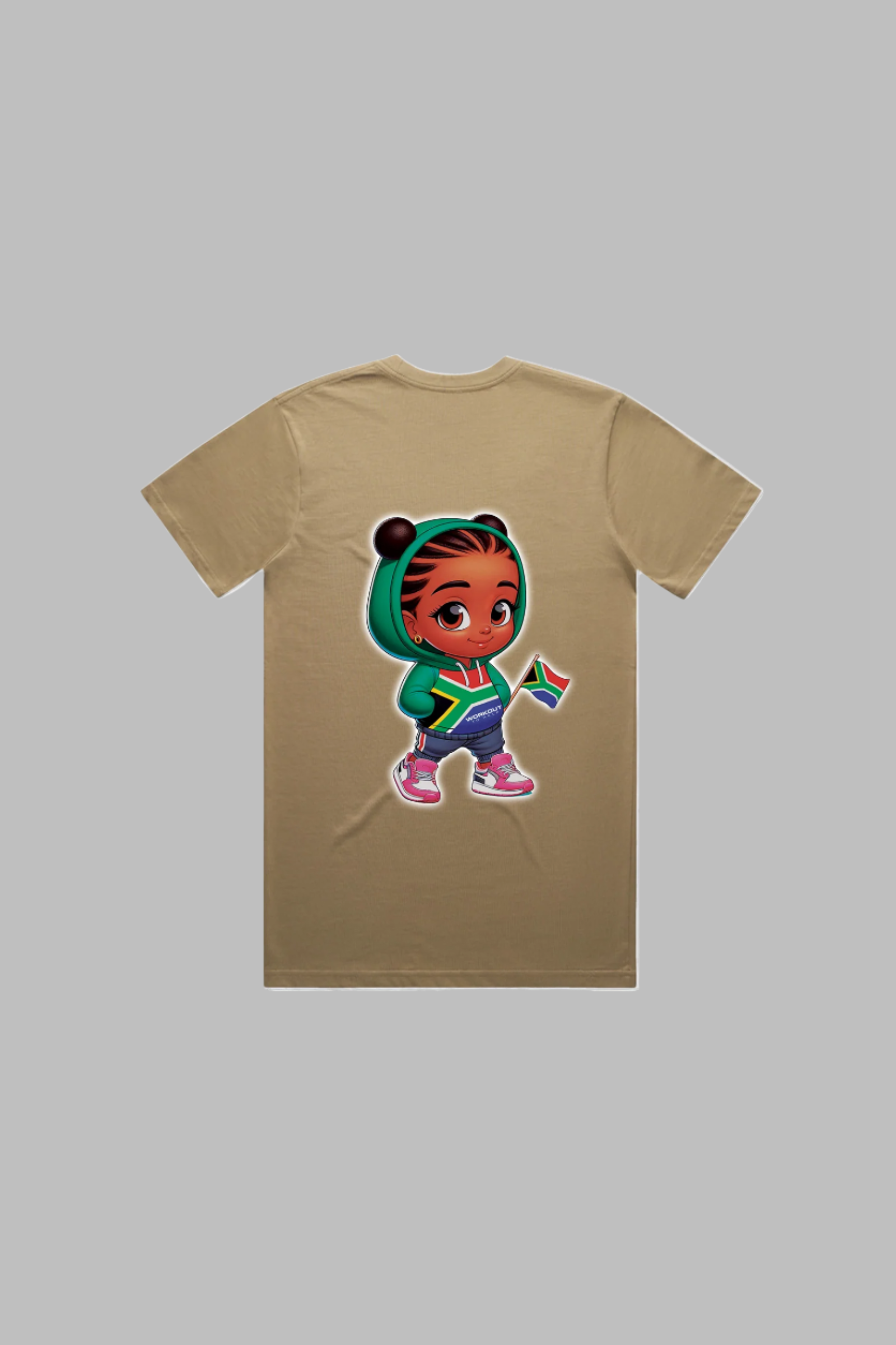 Empowering South Africa's Future - T Shirt - Meisie - Sand