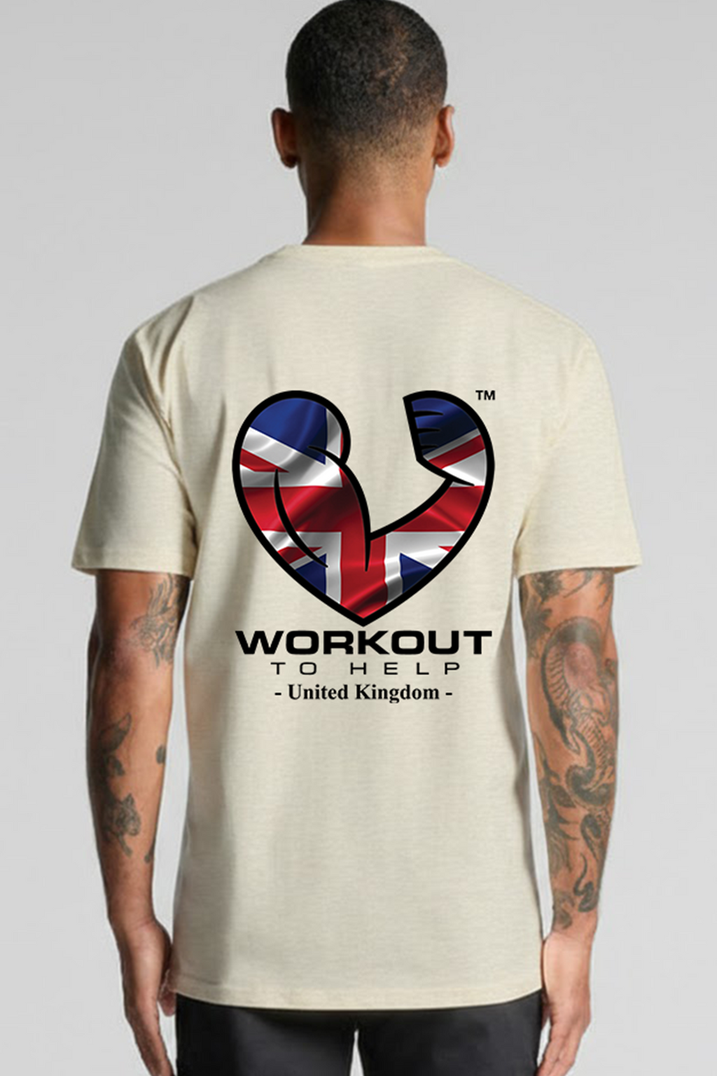 Workout To Help - UK Classic Tee - Butter