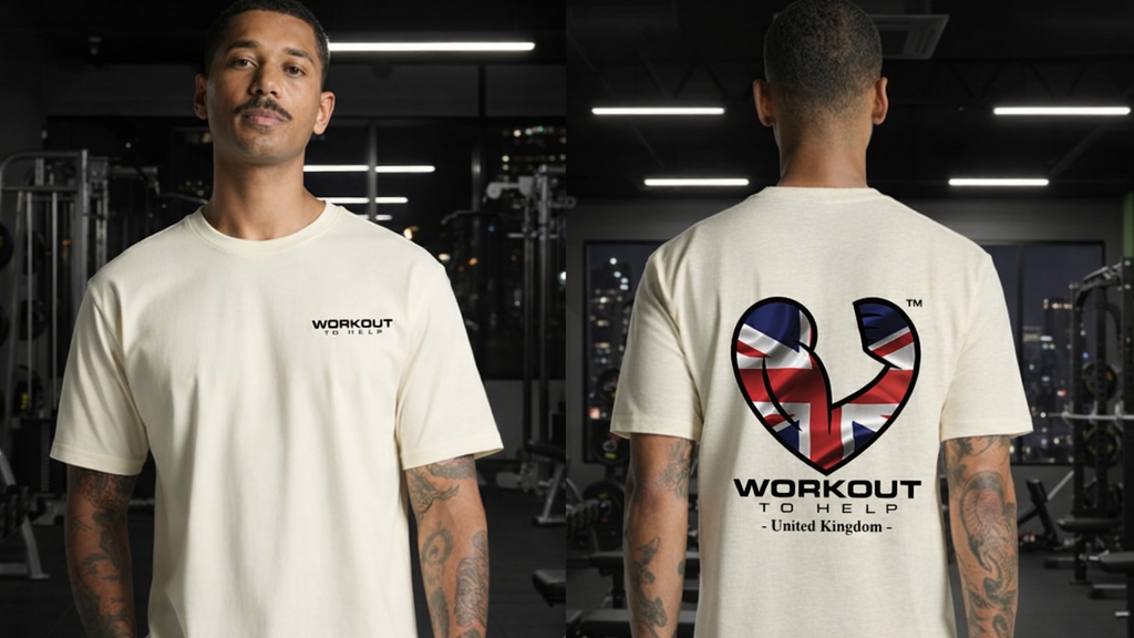 Workout To Help - UK Classic Tee - Butter