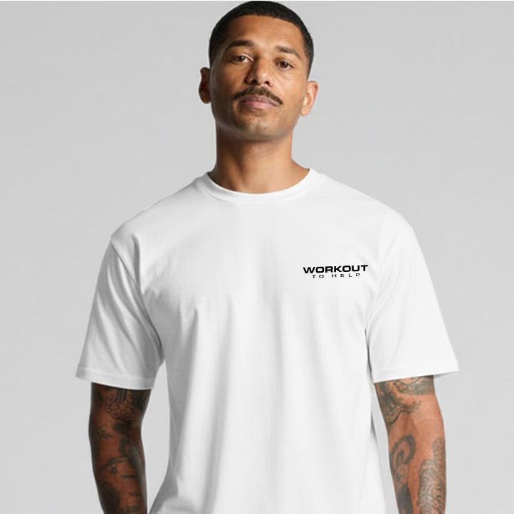 Workout To Help - UK - Classic Tee - White
