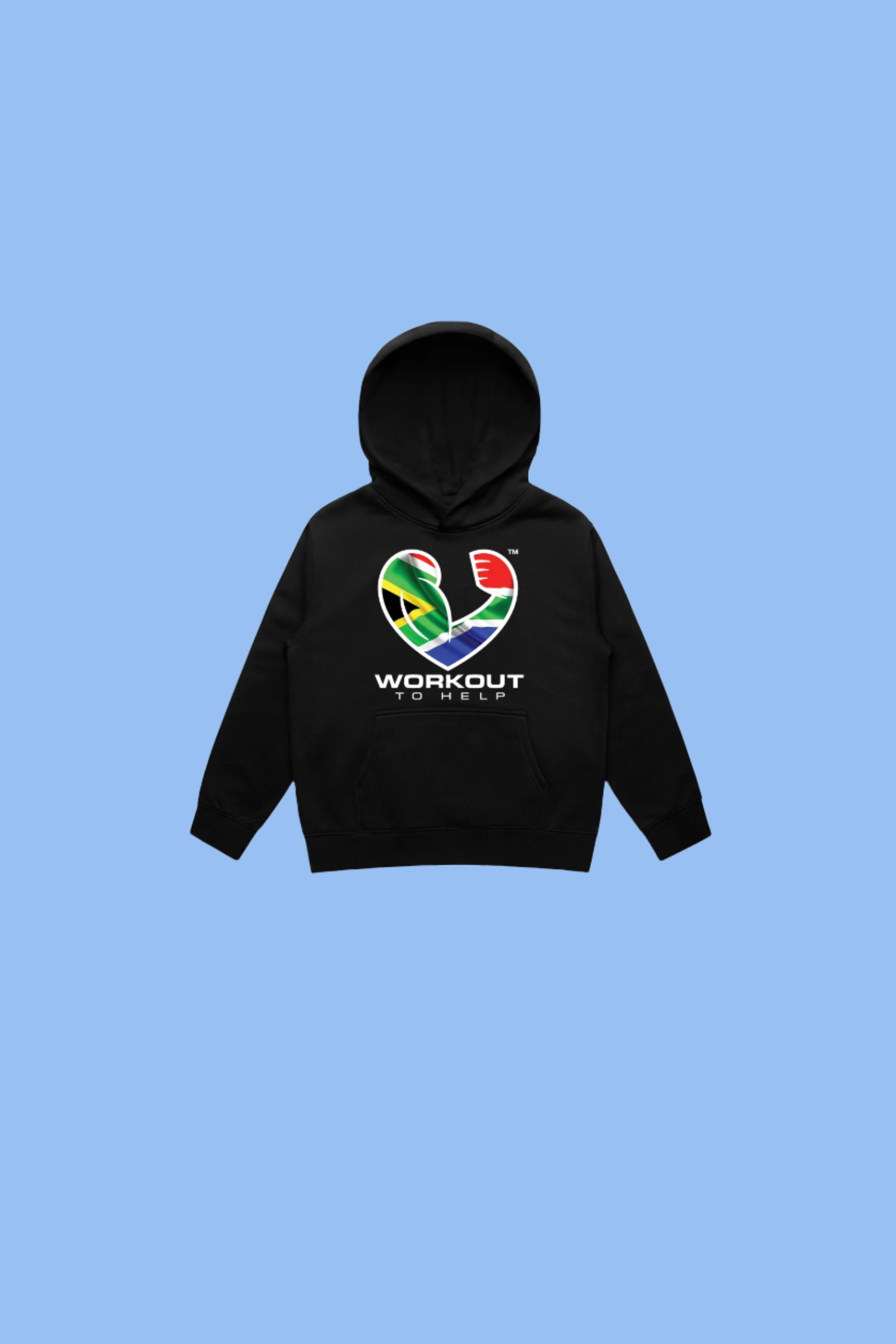 Empowering South Africa's Future - Kids - PulloverHoodie - Jama - Black