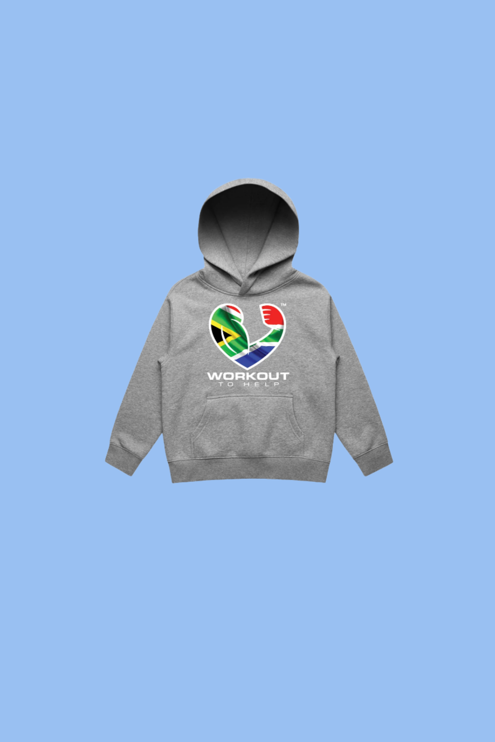 Empowering South Africa's Future - Kids - PulloverHoodie - Jama - Grey