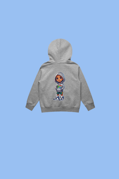 Empowering South Africa's Future - Kids - PulloverHoodie - Jama - Grey