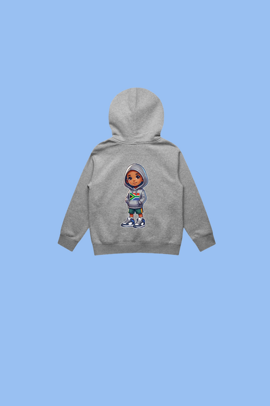 Empowering South Africa's Future - Kids - PulloverHoodie - Jama - Grey
