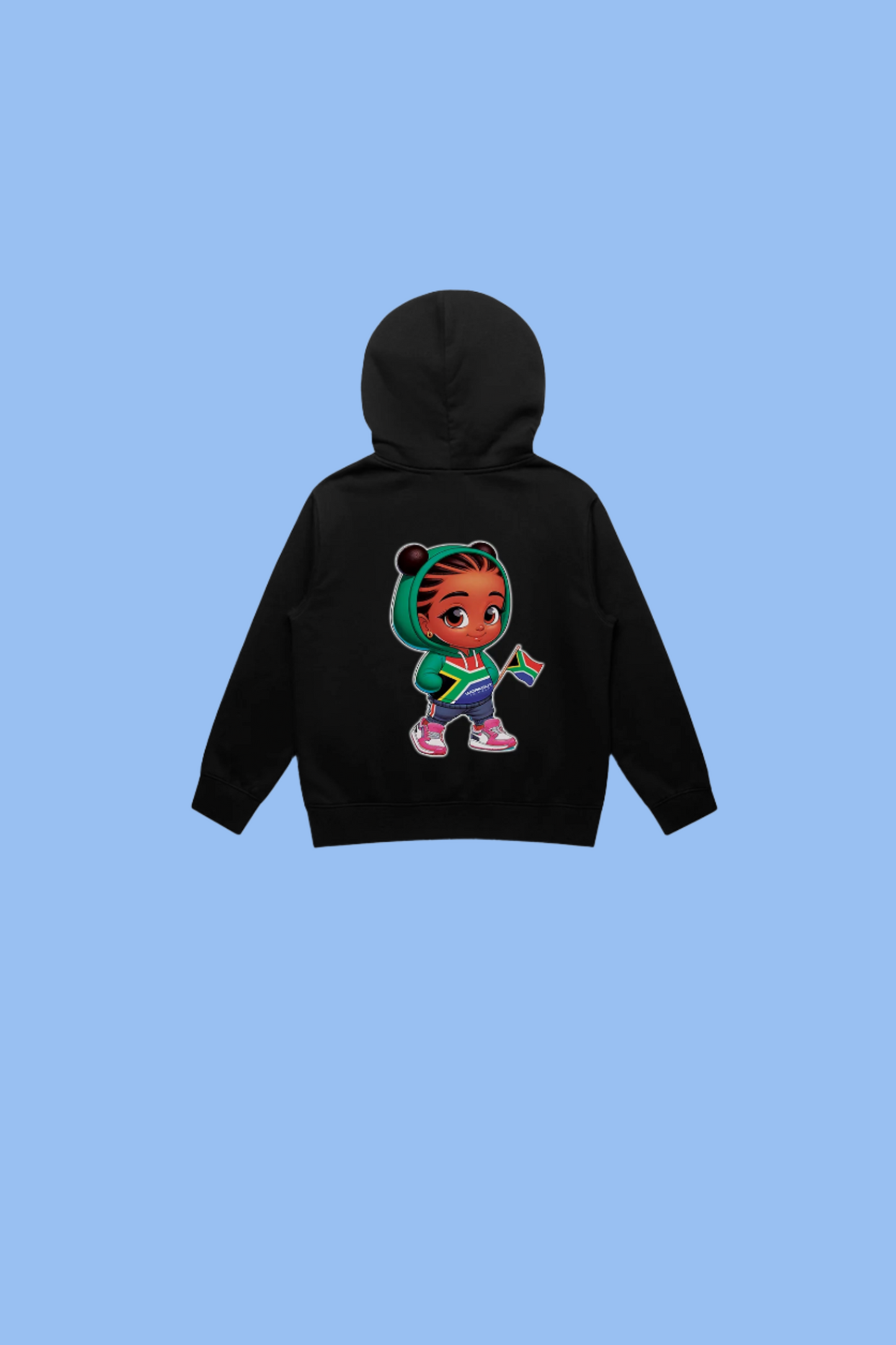 Empowering South Africa's Future - Kids - PulloverHoodie - Meisie - Black
