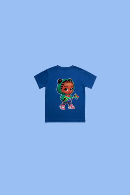Empowering South Africa's Future - Kids - T Shirt - Meisie - Royal Blue