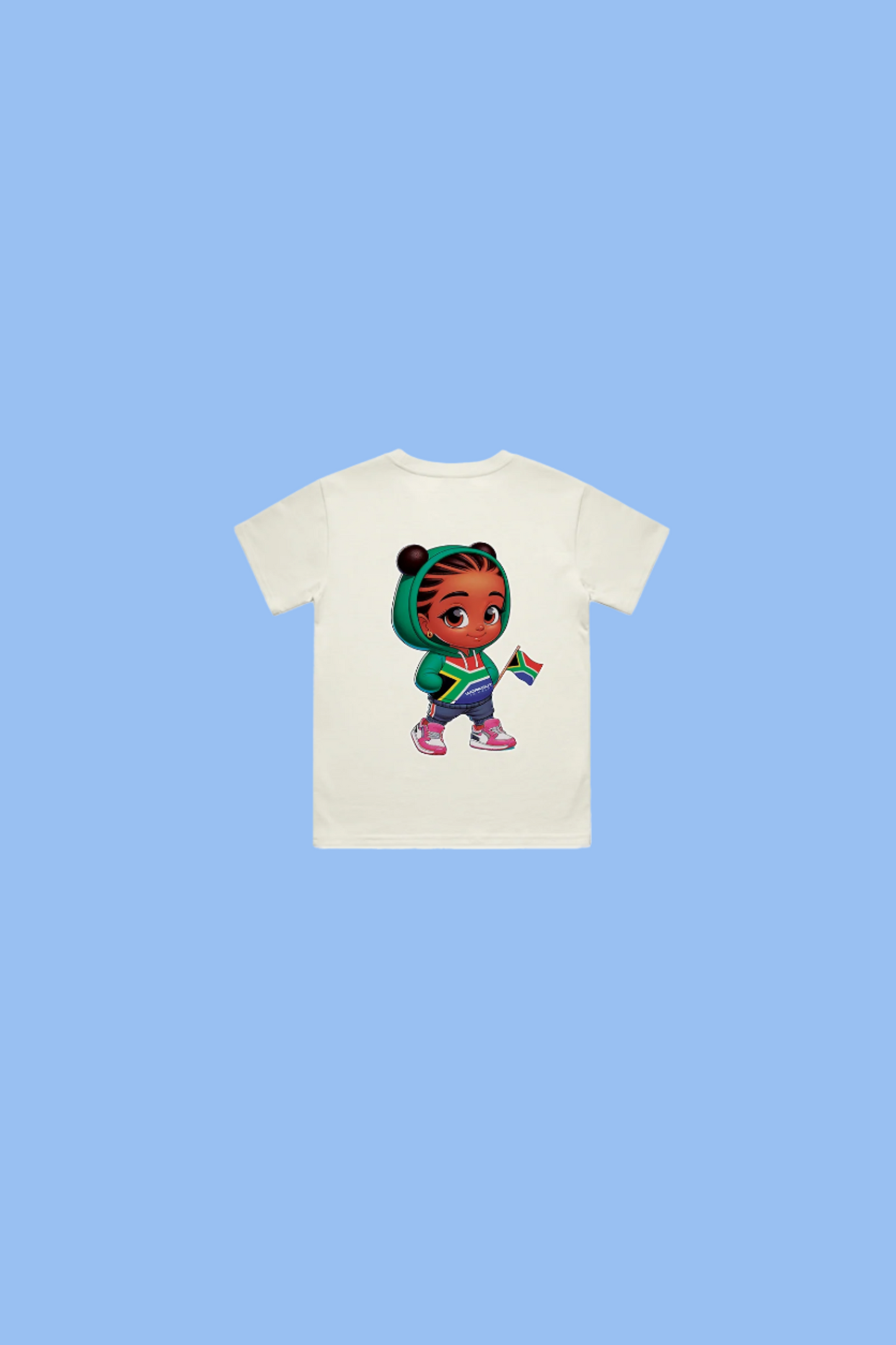 Empowering South Africa's Future - Kids - T Shirt - Meisie - ECRU