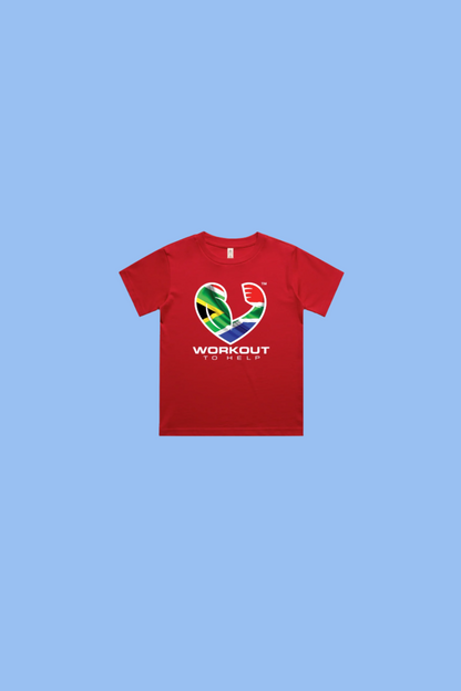 Empowering South Africa's Future - Kids - T Shirt - Jama - Red
