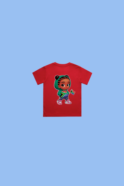 Empowering South Africa's Future - Kids - T Shirt - Meisie - Red
