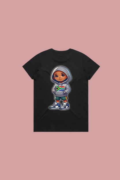 Empowering South Africa's Future - Women T Shirt - Jama - Black