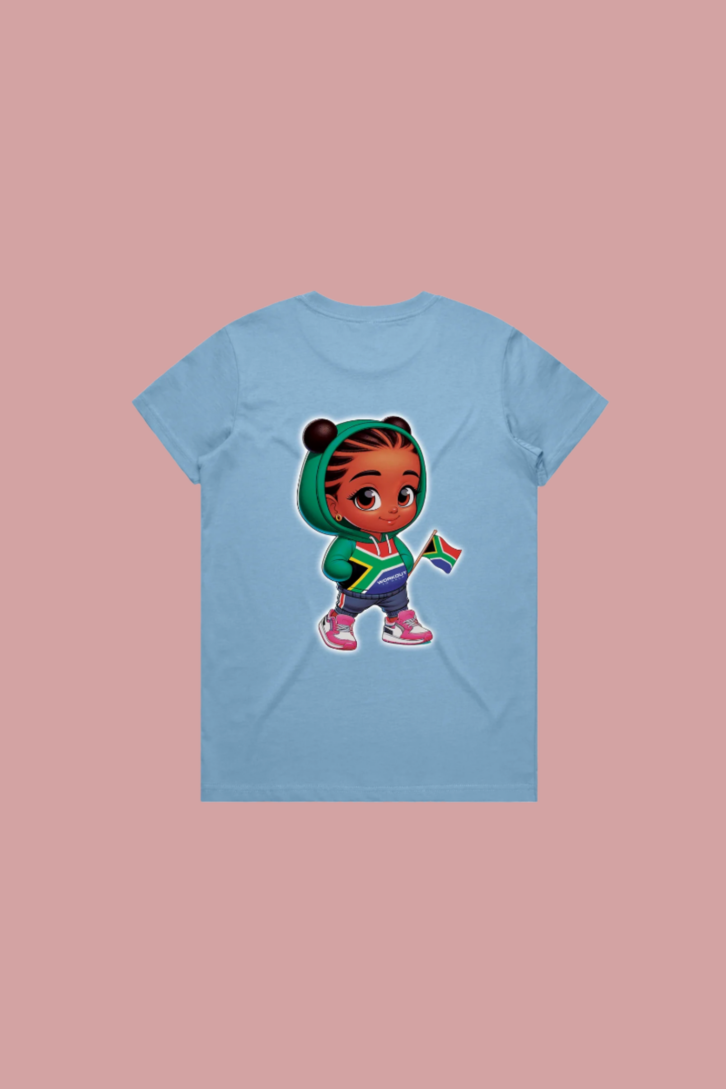 Empowering South Africa's Future - Women T Shirt - Meisie - Blue