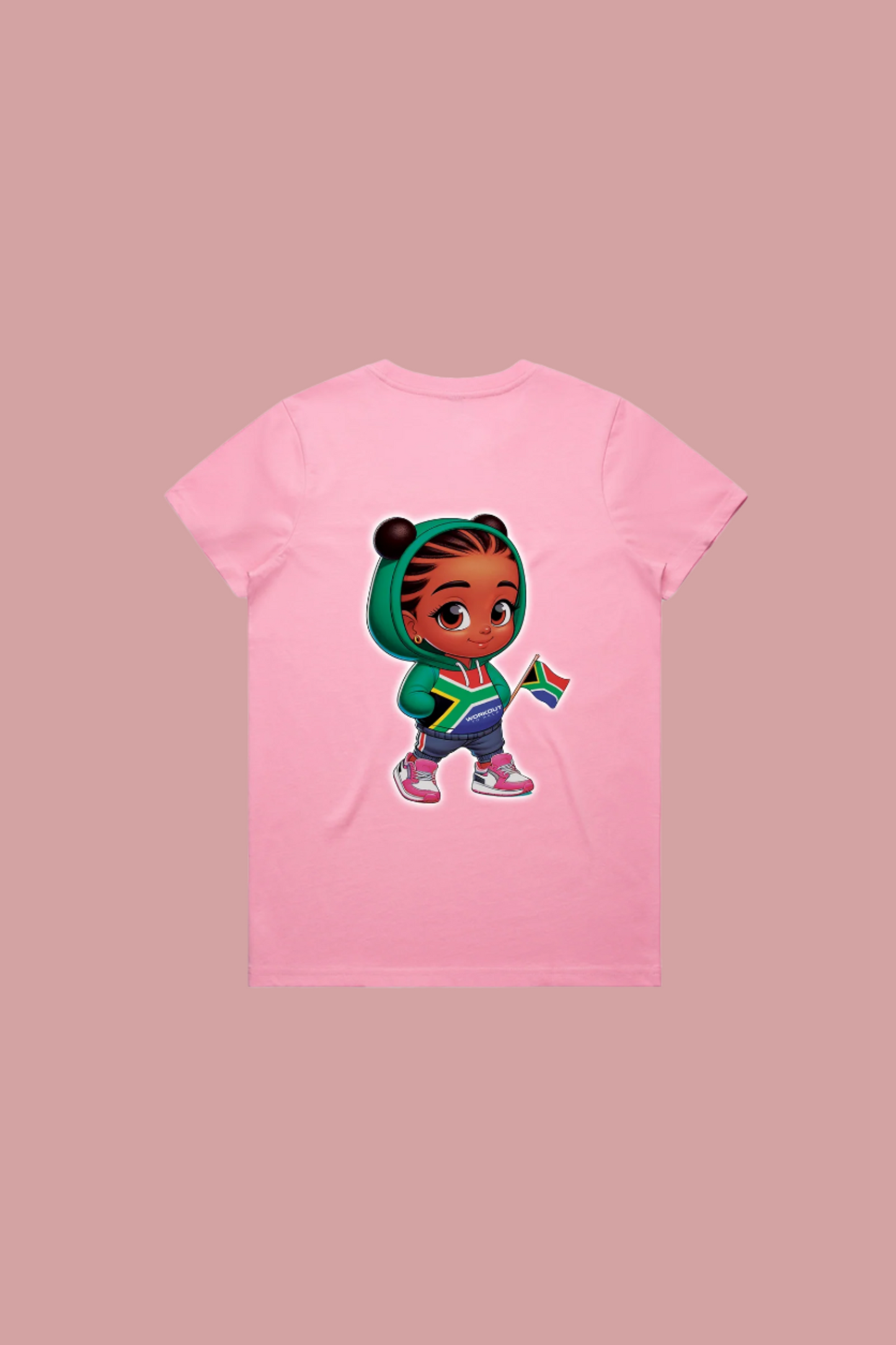 Empowering South Africa's Future - Women T Shirt - Meisie - Pink