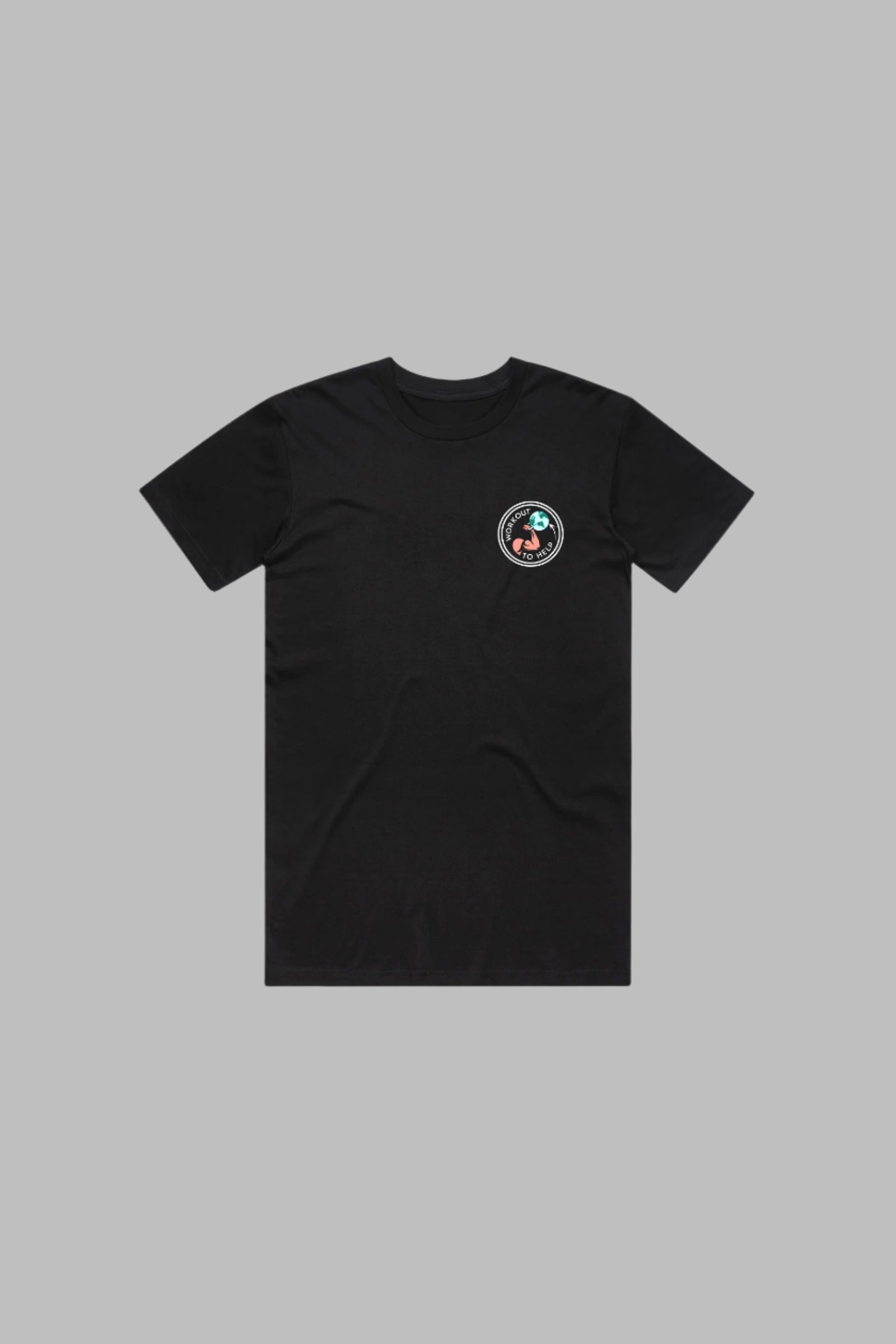 Workout To Help T-Shirt - Black
