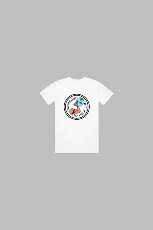 Workout To Help Kids T-Shirt - White