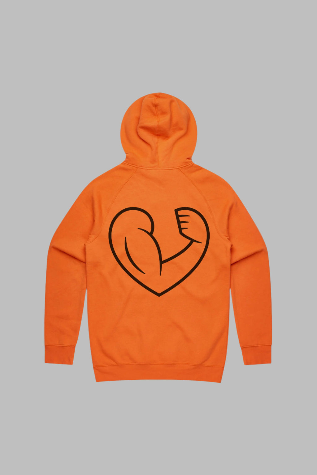 WTH Team Raglan Pullover Hoodie - Orange