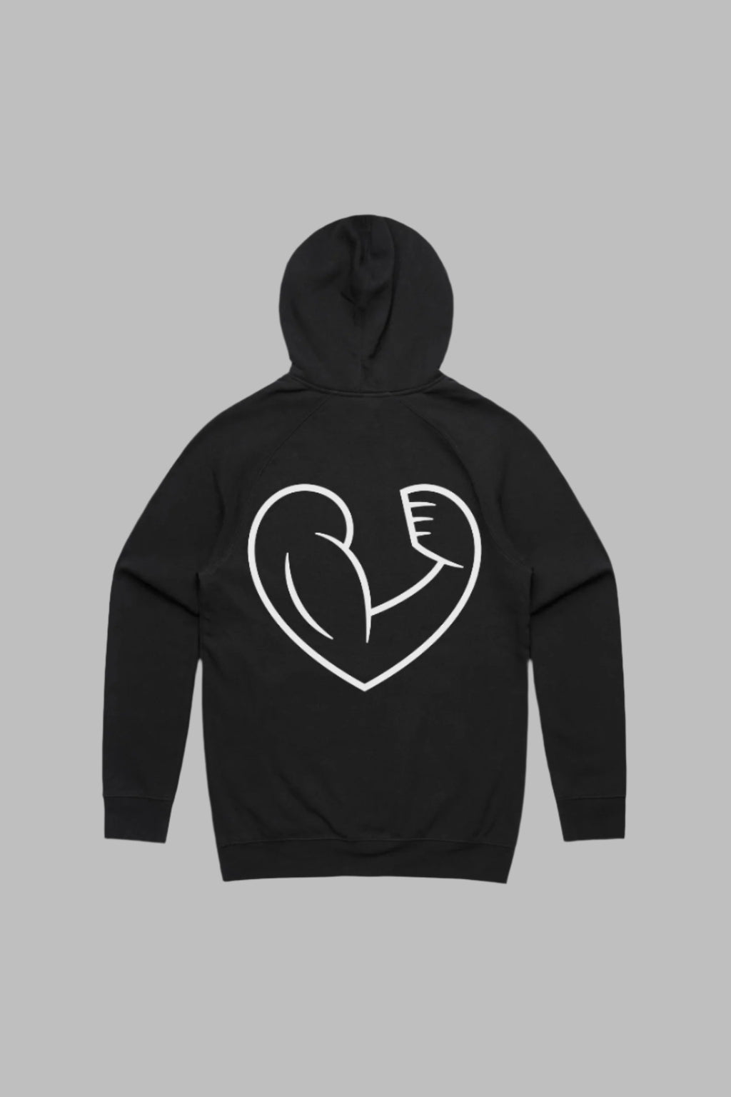 WTH Team Raglan Pullover Hoodie - Black