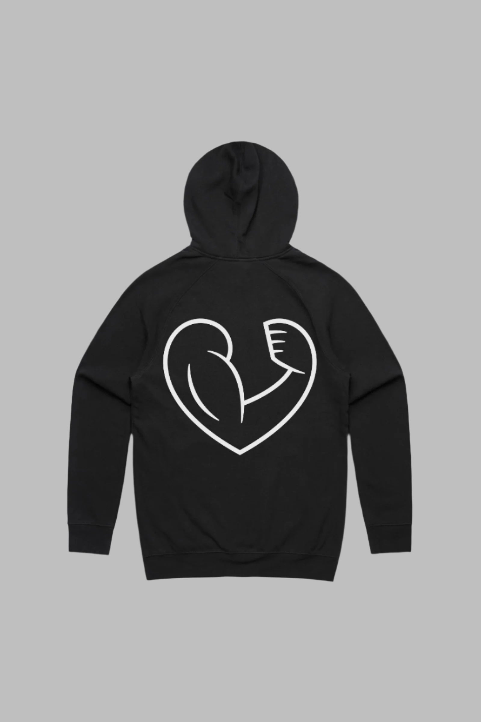 WTH Team Raglan Pullover Hoodie - Black