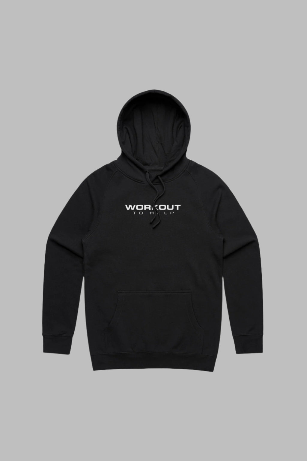 WTH Team Raglan Pullover Hoodie - Black
