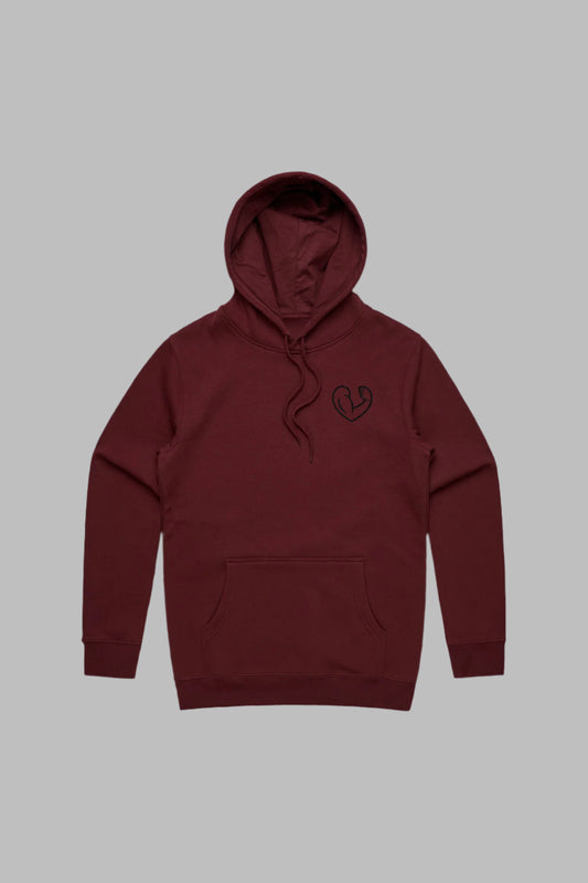 Core Pullover Hoodie - Burgundy