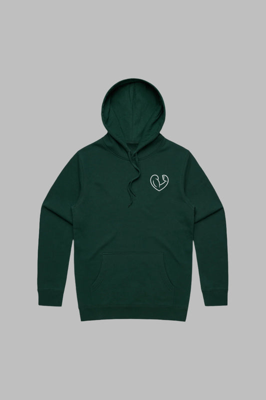 Core Pullover Hoodie - Pine Green